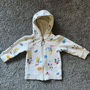 VGUC Hanna Andersson Unisex Zip Hoodie Size 90 (3T)